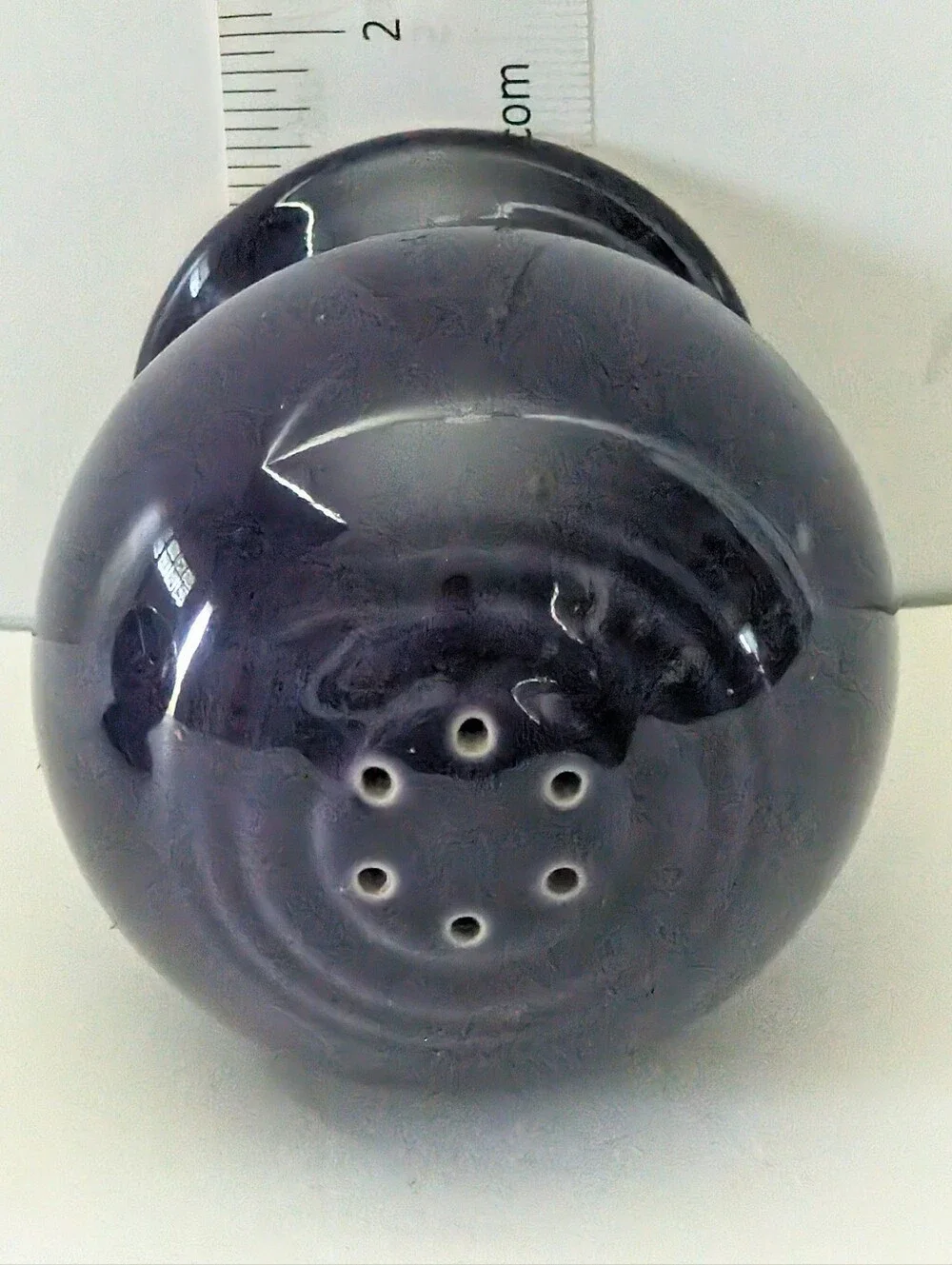 Dark Purple Fiesta Ware Ceramic Salt and Pepper‎ Shaker Set Retired Great